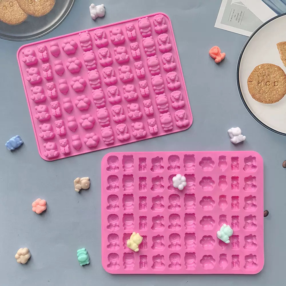 7Pcs Candy Silicone Moulds wit - Silicone Mold Tray review and price