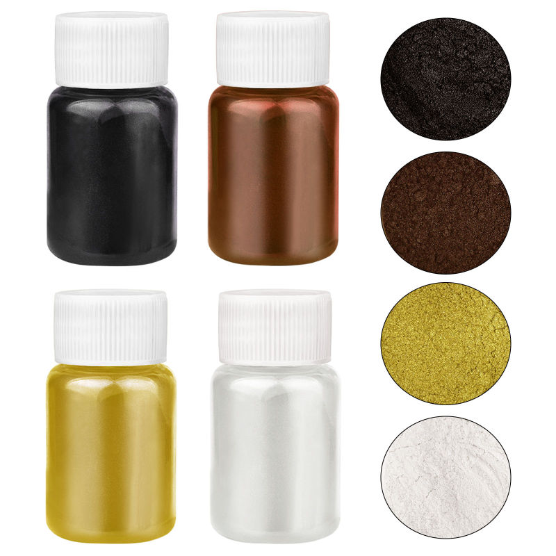 4 Colors/Set Pearlescent Powde - Resin Pigment Set review and price