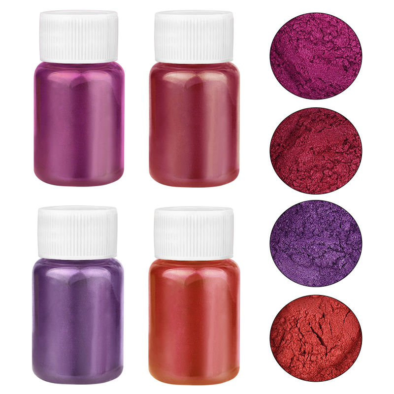 4 Colors/Set Pearlescent Powde - Resin Pigment Set review and price