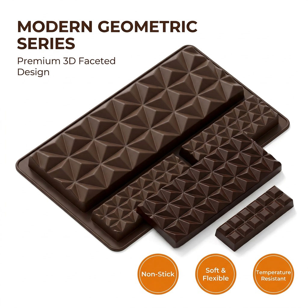2-in-1 Silicone Chocolate Bar  - Silicone Mold Tray review and price