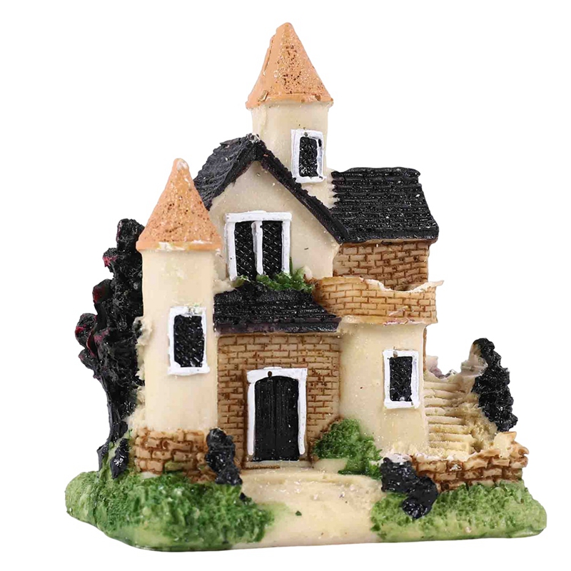 Cute Mini Resin House Miniatur - Resin Crafts review and price