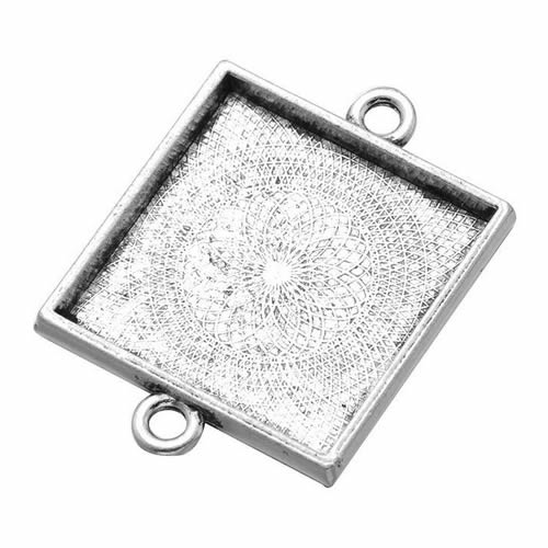 Onebeading Fit 25x25mm Square  - Bezels Set Pendant review and price