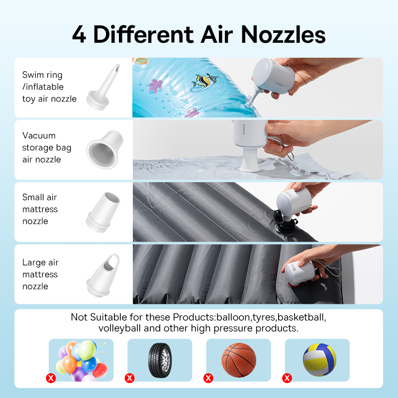 Baseus Mini Air Pump Portable  - Vacuum Chamber Small review and price