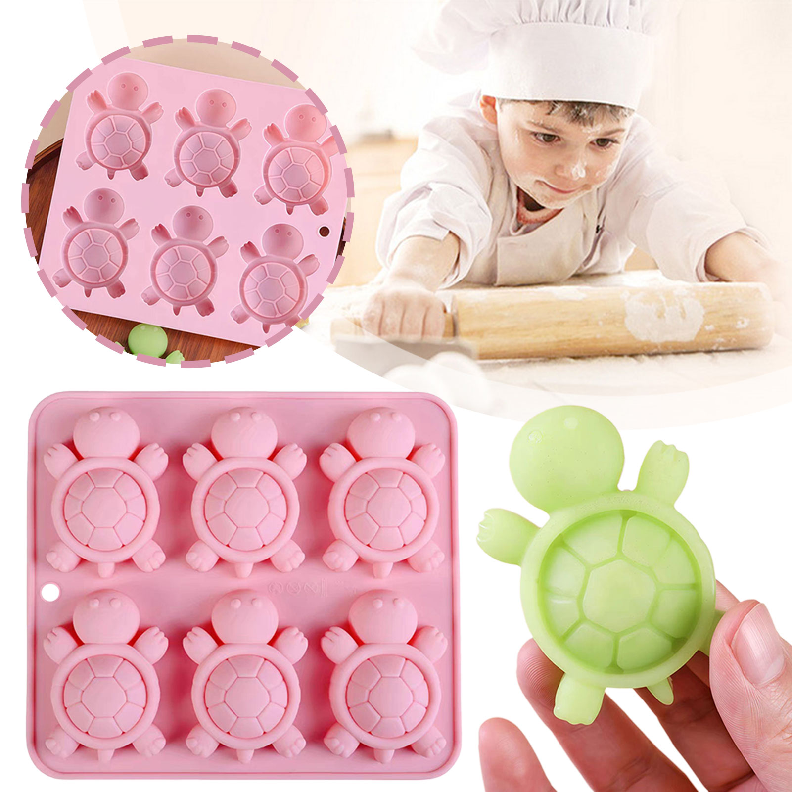 Turtles Ice Tray 3D Tortoises  - Silicone Mold Tray review and price