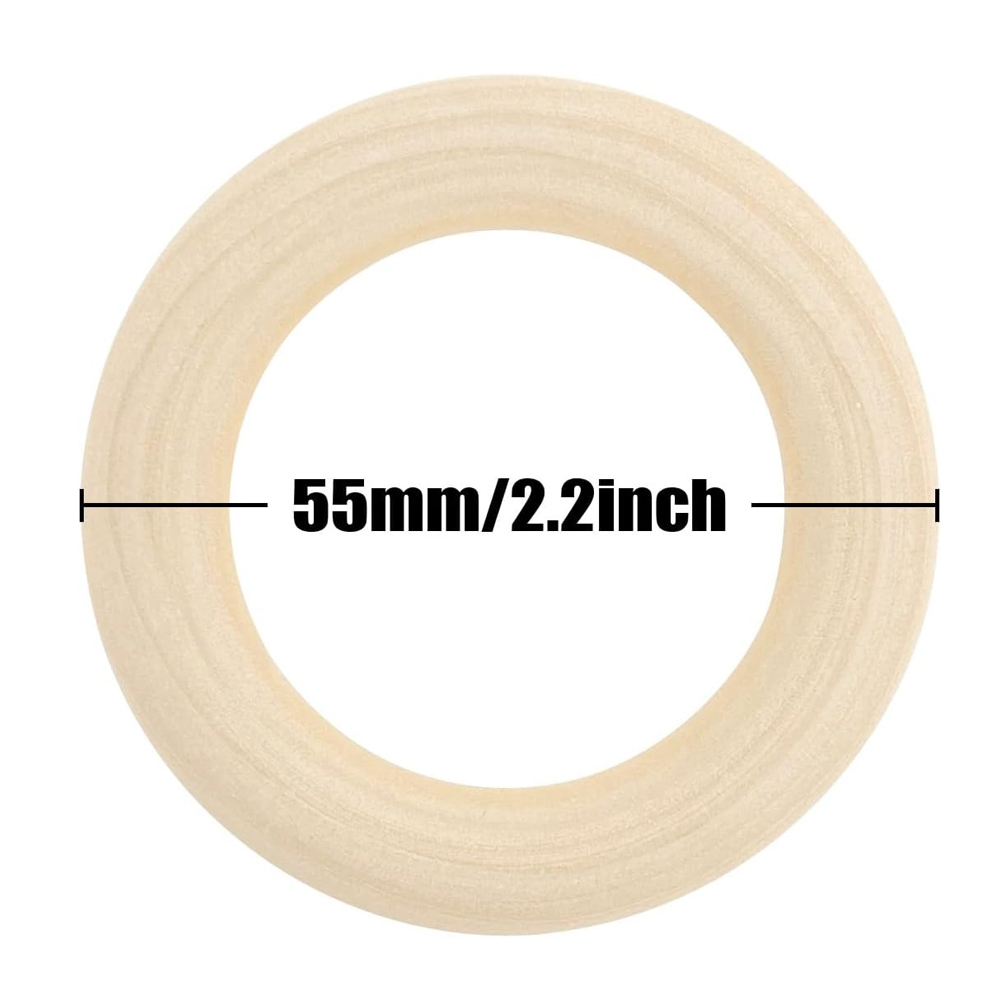 20PCS Wooden Rings for Craft 5 - Wood Ring Blank review and price