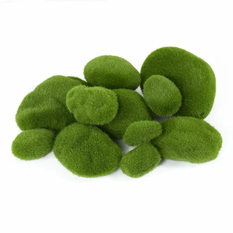10Pcs Simulation Moss Stone Ar - Terrarium Moss Art review and price