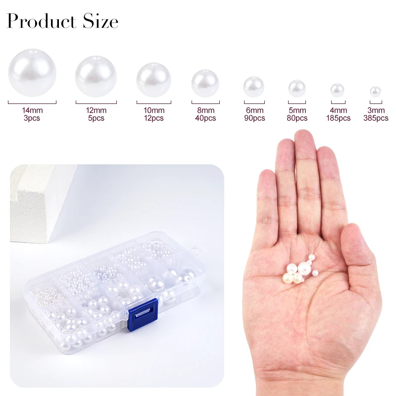 800pcs Artificial Faux Pearl R - Resin Crafts review and price