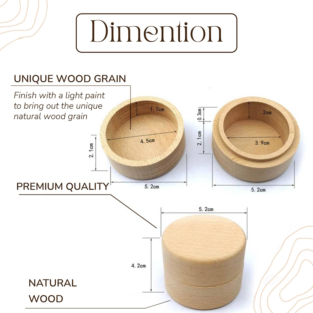 Personalized Wedding Ring Box  - Wood Ring Blank review and price