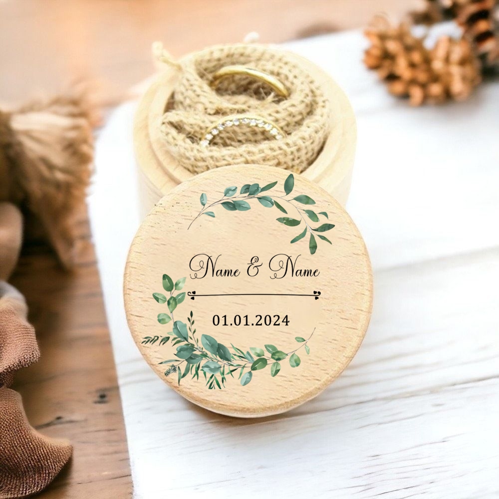 Personalized Wedding Ring Box  - Wood Ring Blank review and price
