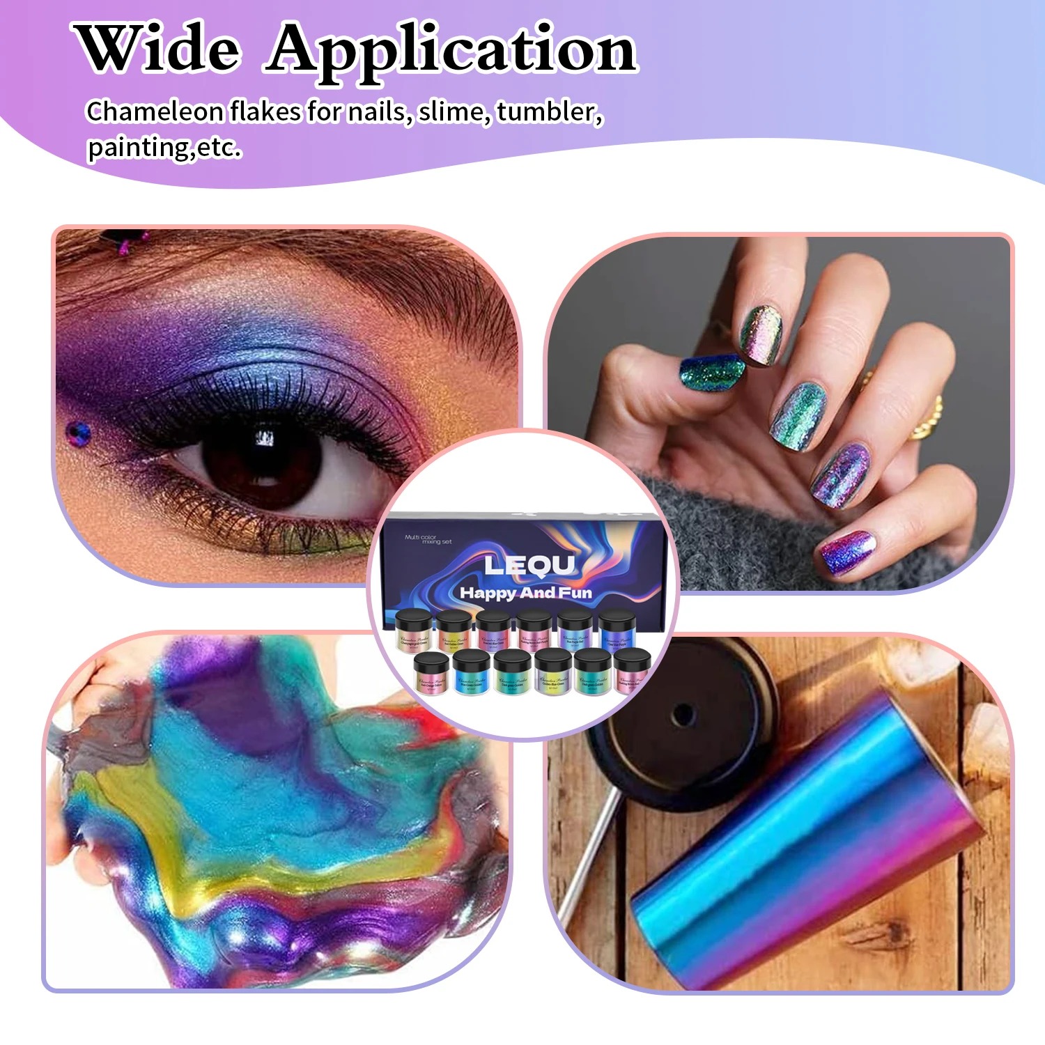 A set of chameleon pink nail c - Resin Pigment Set review and price