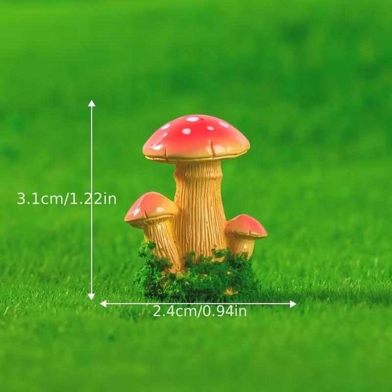 1 Set of 3pcs Artificial Mushr - Terrarium Moss Art review and price