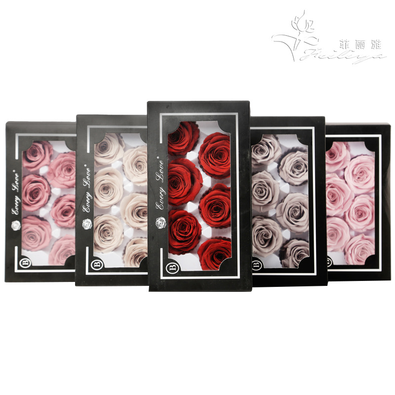 6pcs Eternal Rose Flower Heads - Dried Flower Bulk review and price