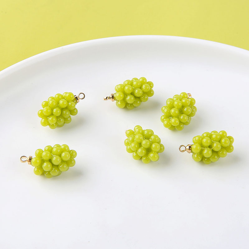 6pcs Cute Little Grapes Resin  - Resin Craft Projects review and price