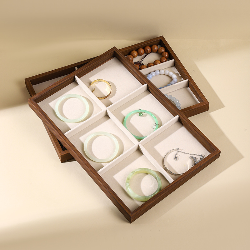 Walnut Wood Jewelry Display Tr - Wood Ring Blank review and price