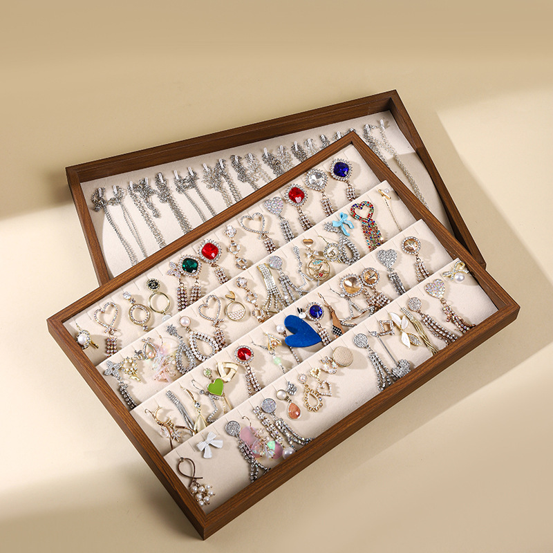 Walnut Wood Jewelry Display Tr - Wood Ring Blank review and price