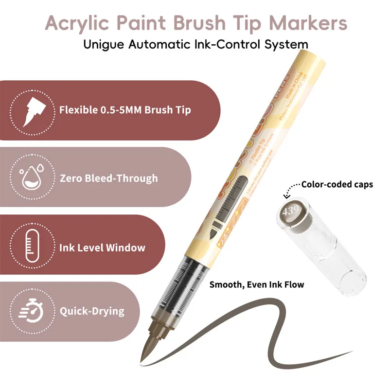 12 Colors Acrylic Markers Soft - Copic Marker Sketch review and price