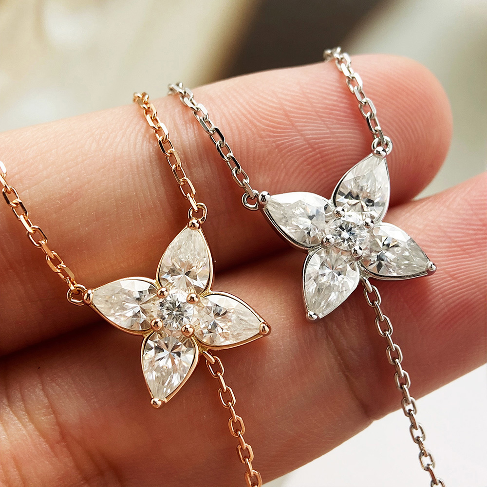 Bezel Set All Moissanite Penda - Bezels Set Pendant review and price